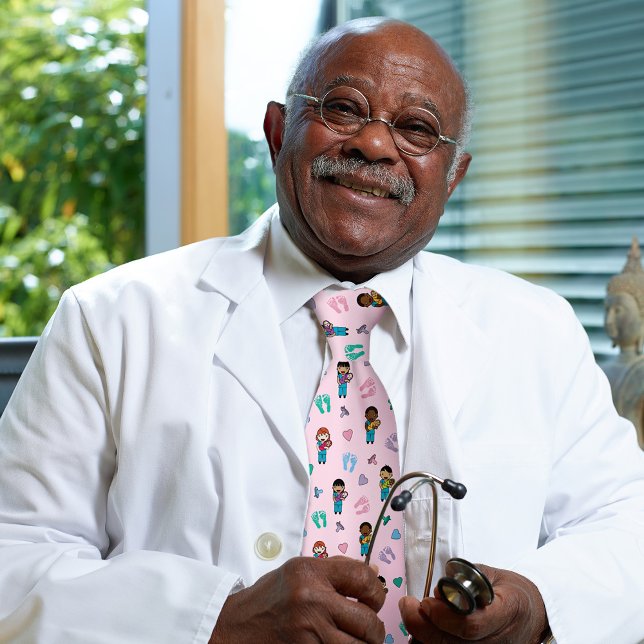 Cute Doctors and Nurses with Newborns Tie (Creator Uploaded)
