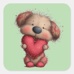 Cute Dog 3 Inch Sticker – Adorable Kawaii Design