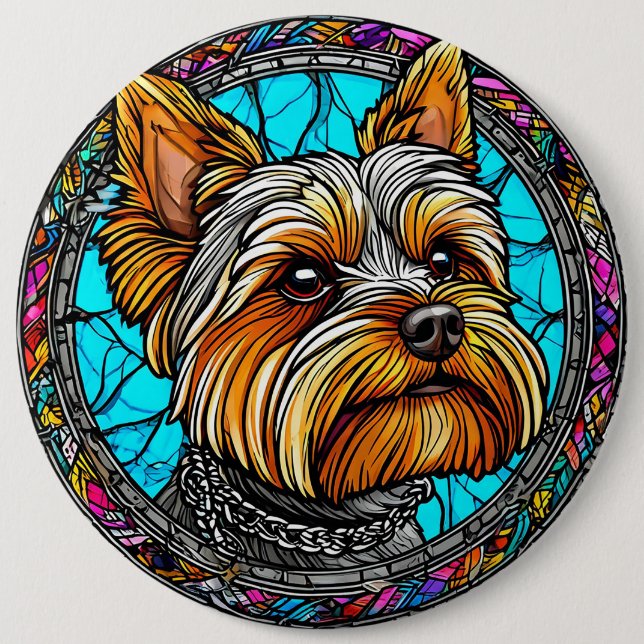 Cute Dog 6 Cm Round Badge (Front)