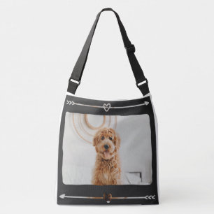 Cute Dog Adorable Heart & Arrow Stylish Crossbody Bag