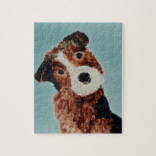 Cute Dog Art Terrier Jigsaw Puzzle