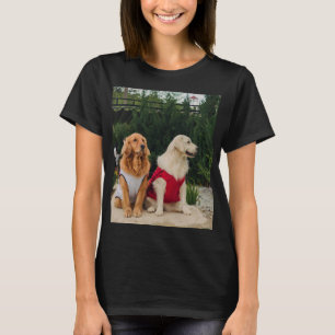 Cute Dog Best Friends Funny Pet Lover Dog Photogr T-Shirt