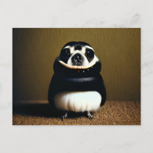 Cute Dog Bird Hybrid Creature Postcard