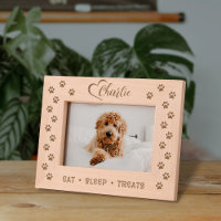 Cute Dog Cat Paw Custom Name Text