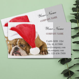 Cute dog cat pet sitter animal sitter pet groomer business card