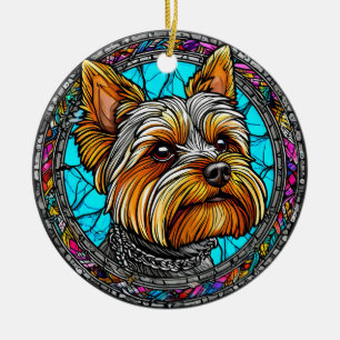 Cute Dog Ceramic Ornament