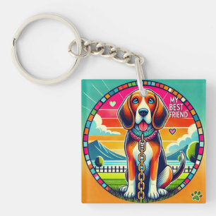 🐶 Cute Dog Charm Puppy Bag Accessory Key Ring