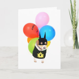Cute Dog/Child's Birthday Card