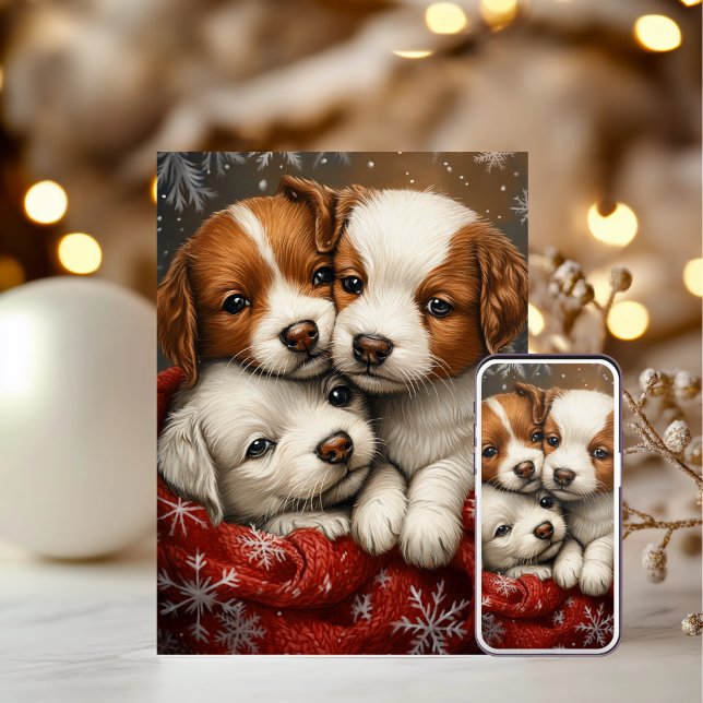 Cute Dog Christmas Cards (Creator Uploaded)