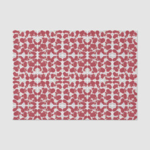 Cute dog Christmas lights Tissue Paper