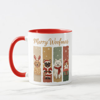 Cute Dog Christmas – Merry Woofmas Mug