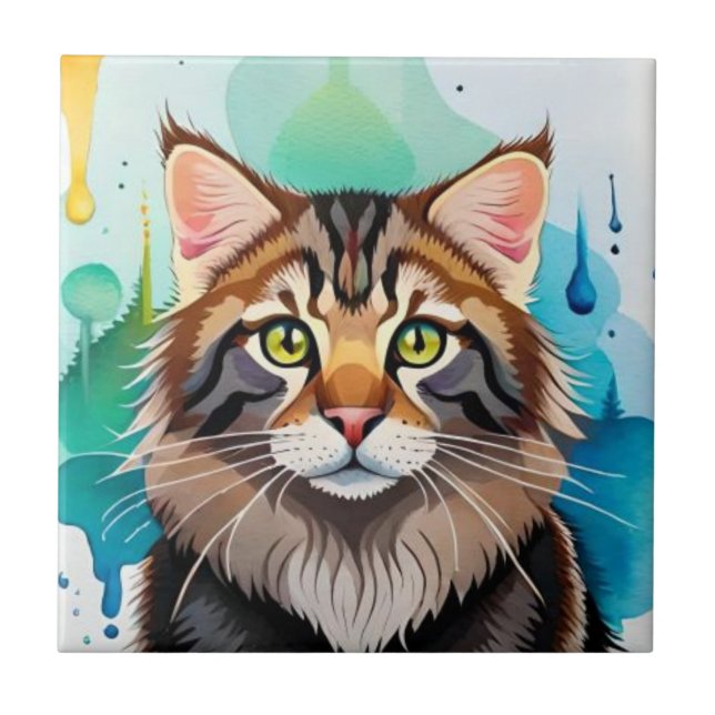 Cute dog close up mini clipboard ceramic tile (Front)