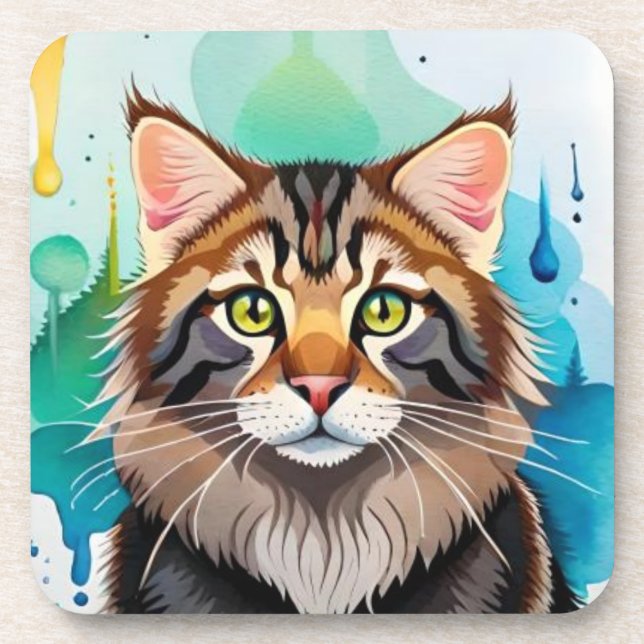 Cute dog close up mini clipboard coaster (Front)