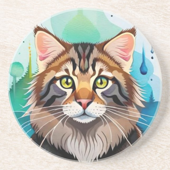 Cute dog close up mini clipboard coaster (Front)