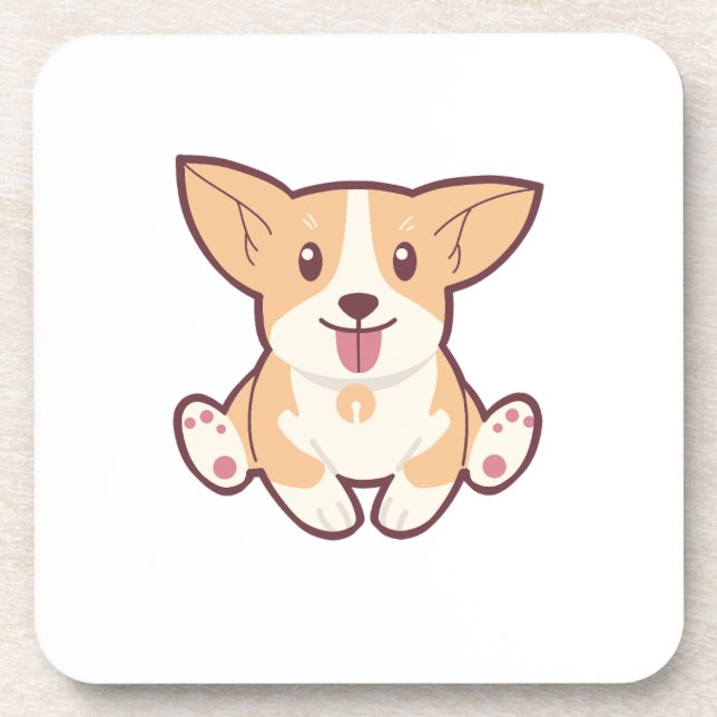 Cute Dog Collection Coaster (Front)