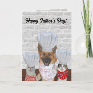 Cute Dog Customisable Father's Day Card