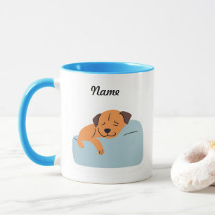 Cute Dog Customisable-Name Mug