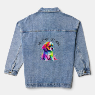Cute Dog Denim Jacket