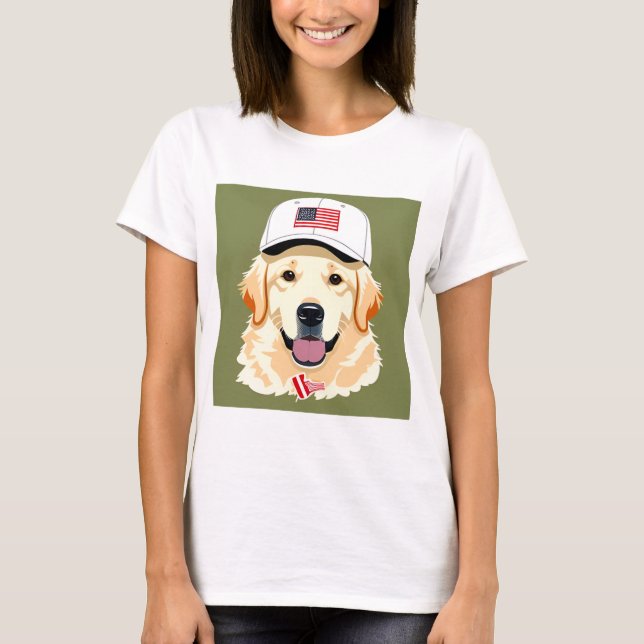 cute dog design T shirt (Front)