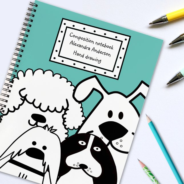 Cute Dog Doodle Notebook (Creator Uploaded)