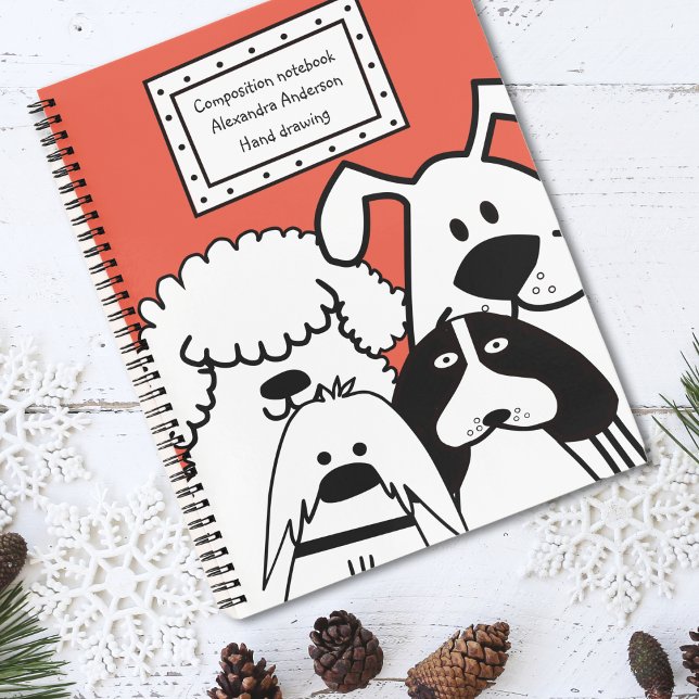 Cute Dog Doodle Notebook (Creator Uploaded)