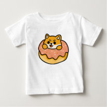 Cute Dog Doughnut T-Shirt – Kawaii Puppy Gift