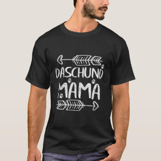 Cute Dog Doxie Mum Weiner Owner Gifts Daschund Mam T-Shirt