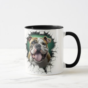 Cute dog face mug