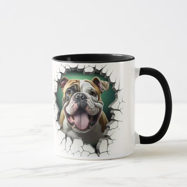 Cute dog face mug (Right)