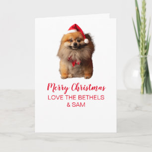 Cute Dog Folded Greeting Card