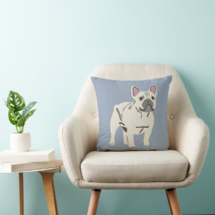 Cute dog, French bulldog Cushion