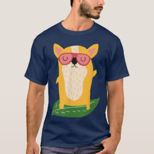 Cute Dog, funny surfer dog, funny dog design T-Shirt