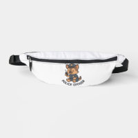 Cute Dog Future Police Officer Theme