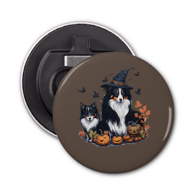Cute Dog Halloween  Bottle Opener (Front)