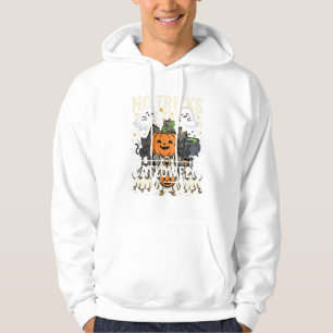 Cute Dog Halloween No Tricks Just Treats_1 Hoodie