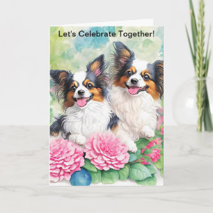 Cute Dog Happy Birthday Greeting Card