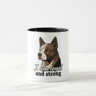 Cute Dog Illustration | Personalised Pet Lover Cof Mug