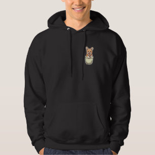 Cute Dog In Pocket  Crazy Dog Hoodie