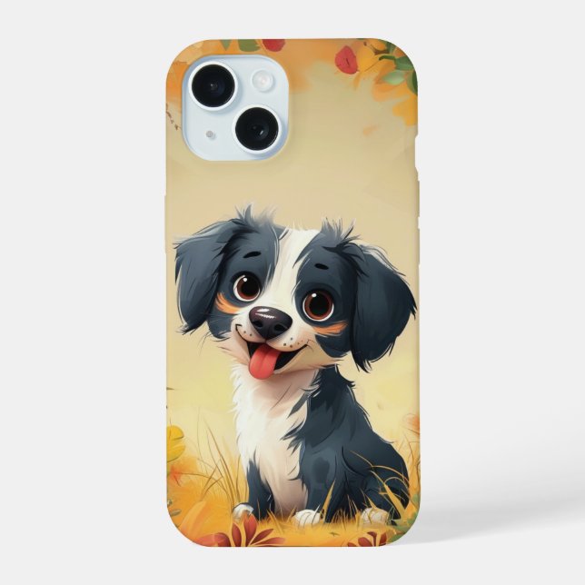 Cute Dog iPhone 15 Case (Back)