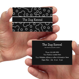 Cute Dog Kennel Business Card