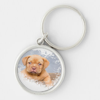 Cute Dog Keychain – Adorable Puppy Photo Keyring f