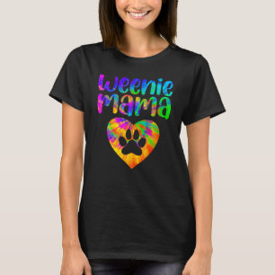 Cute Dog Lover Dachshund Mum Funny Mum Weenie Mama T-Shirt