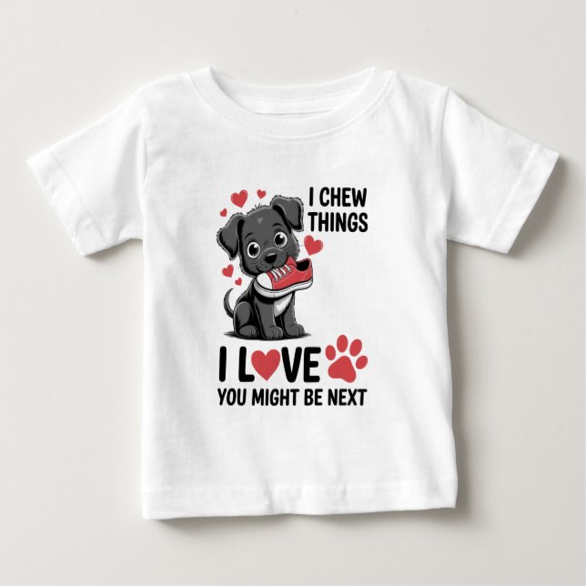 Cute Dog Lover T-Shirt (Front)