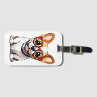 Cute Dog Luggage Tag