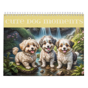 Cute dog moments calendar