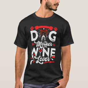 Cute Dog Mother Dane Dog Mother's Day T-Shirt
