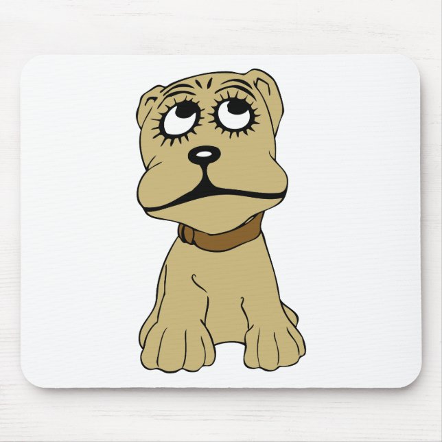 Cute Dog Mouse Pad (Front)