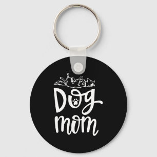 Cute dog mum best dog key ring