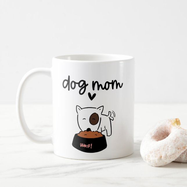 Cute Dog Mum coffee mugs (With Donut)