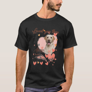 Cute Dog Mum Hearts Happy Mother's Day Love Dog T-Shirt